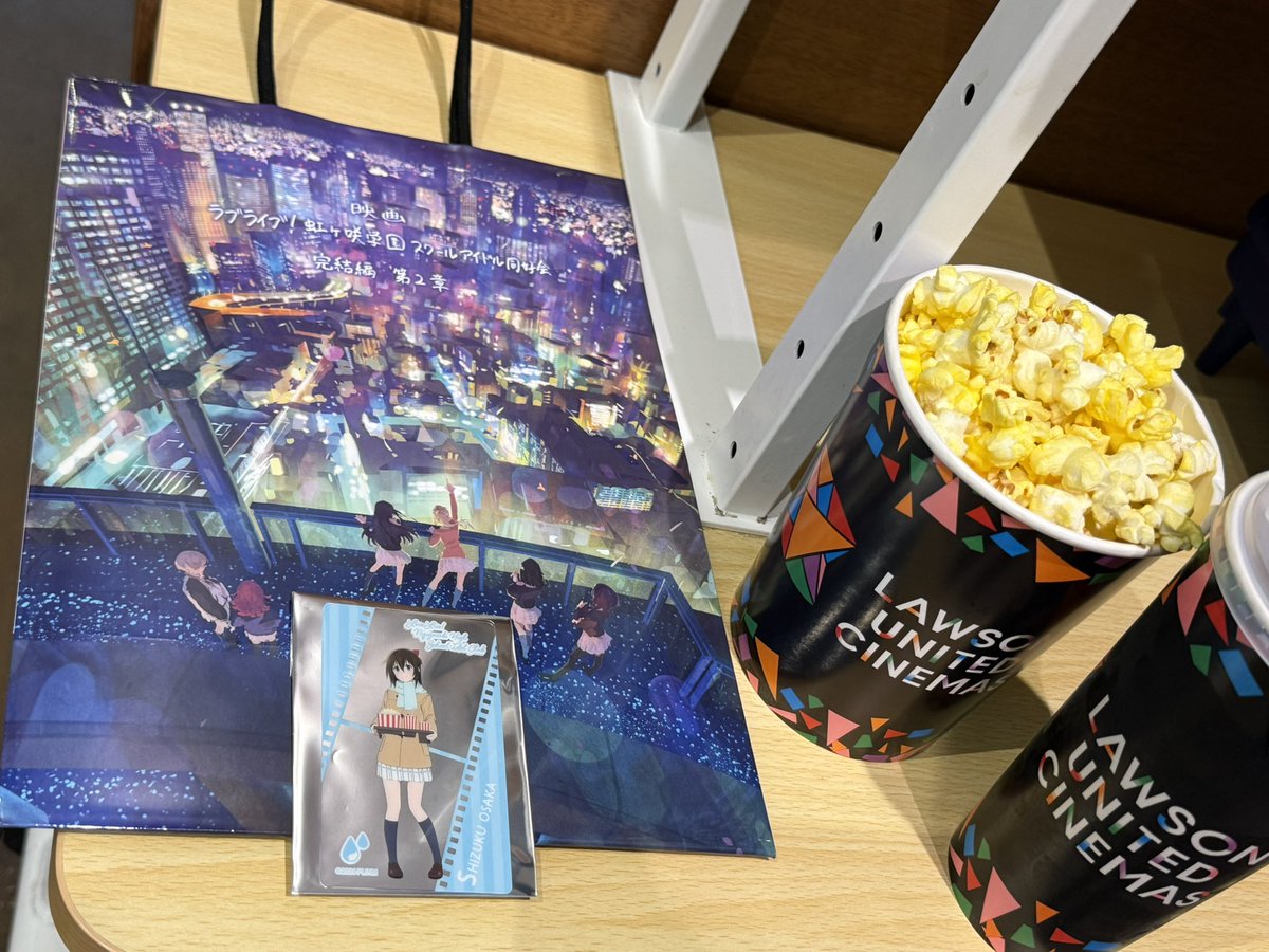 ✦ポップコーンセット✦ えいがさきコラボショッパー付きポップコーンセット🍿🥤 大女優しずく
