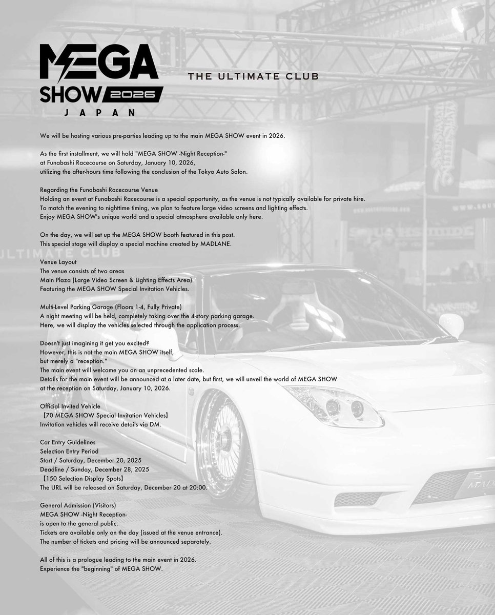 MEGA SHOW | The Ultimate Club tweet media