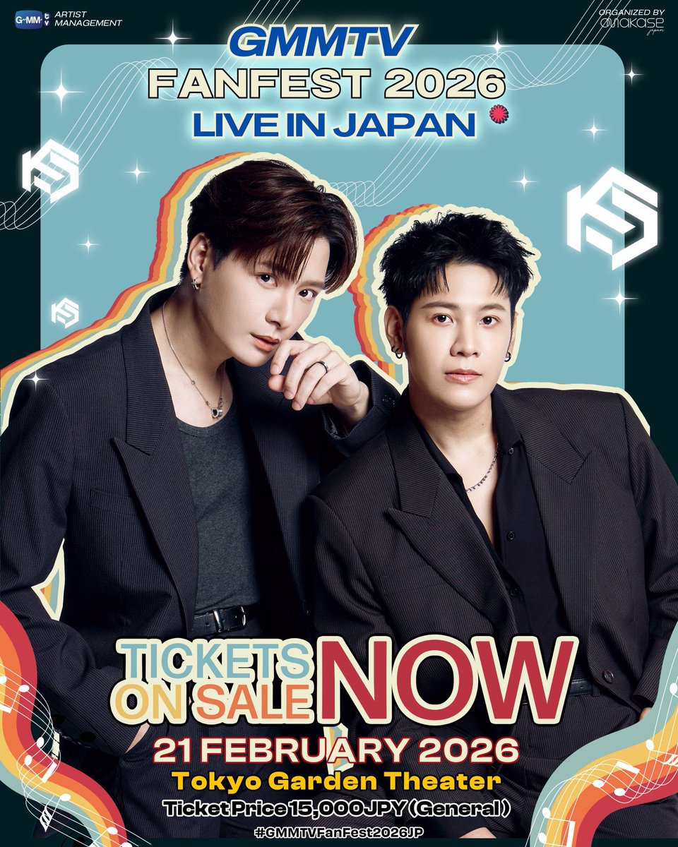 TICKETS ON SALE NOW!! GMMTV Fan Fest 2026 Live in Japan 🤍✨ BUY