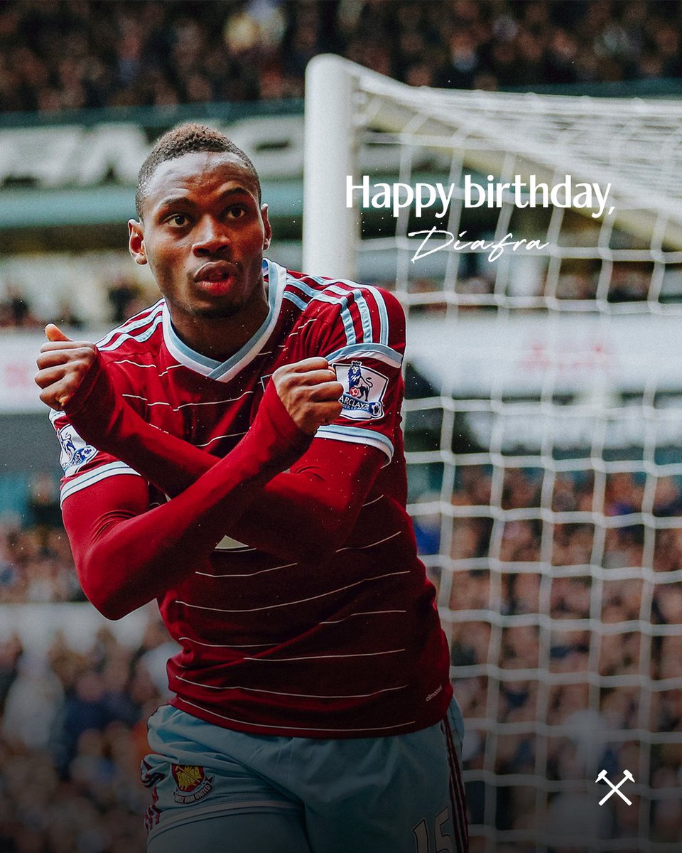 WestHam's tweet photo. Happy birthday, Diafra Sakho! 🎉 https://t.co/HqRGtCyG7N
