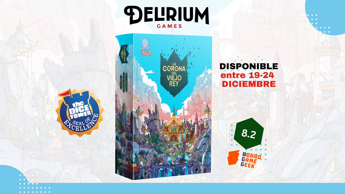 Nos acaban de confirmar que el barco 🚢 llega el 13 a puerto. Mantenemos la fecha de lanzamiento anunciada del 19 a tiendas si bien puede moverse en una horquilla hasta el 24 por si el atraque y el despacho se retrasan. ¡Confiamos! 🤞¡La Corona del Viejo Rey pronto disponible!