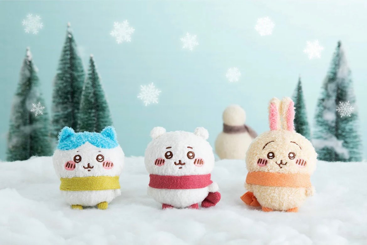 12月19日(金)にちいかわたちのお正月マスコットやぬいぐるみが再入荷
