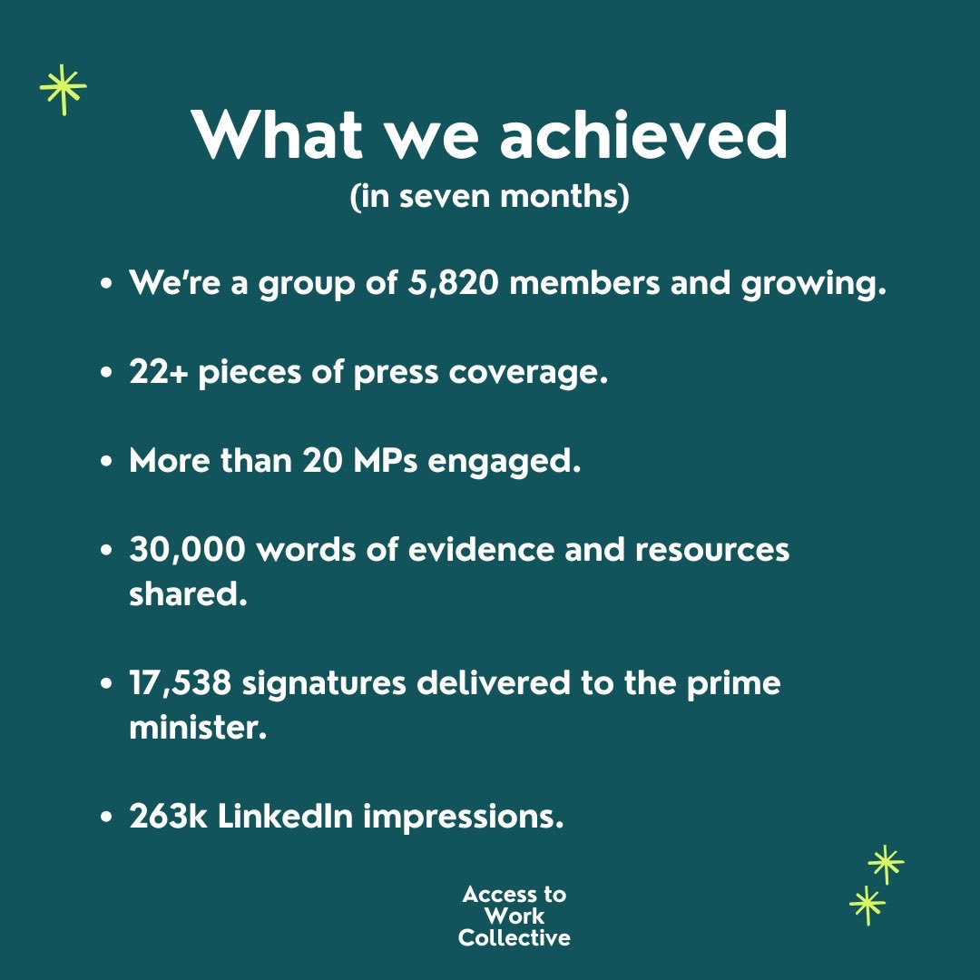 Access to Work Collective tweet media