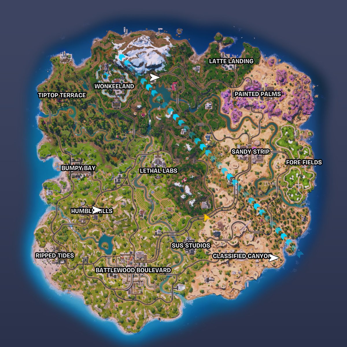 Lethal Labs replaces InnoLoop Labs with this update. #Fortnite