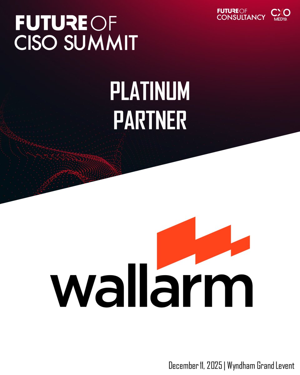 Wallarm will be at the Future of CISO Summit &amp; Awards in Istanbul on December 11, exhibiting with our partner Desoft.

Meet the on-site team:
- Hasan Darwish
- Morgan Jay
- James Sherlow (speaker)
- Marcel Groenewald

Join us at the Wyndham Grand Levent! 

Event info: