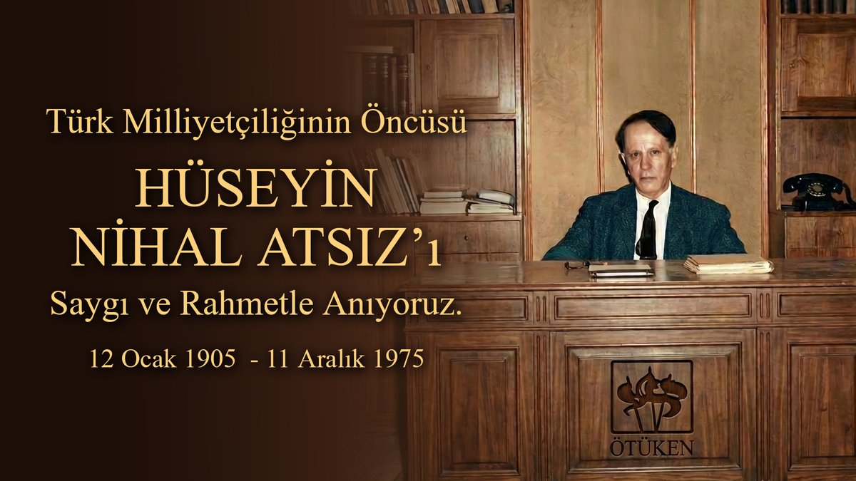 Vaktiyle Bir Atsız Varmış...

Kür Şad’ın narasıyla bizleri Tanrı Dağları’na götüren, 'Ruh Adam' ile insan ruhunun en derin dehlizlerine ışık tutan, fikrimizin ve hedeflerimizin büyük savunucusu, “Türk ülküsünün dev inançlı bekleyicisi”.

Türk milliyetçiliğinin sönmeyen meşalesi,