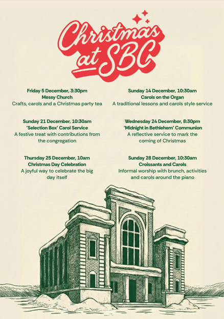 StoneygateBC's tweet photo. It really is beginning to feel a lot like Christmas!

This Sunday 14 December we have carols on our very fine organ, then next Sunday 21 December we will enjoy a selection box of contributions from the congregation. https://t.co/ufs7UP2ZWd