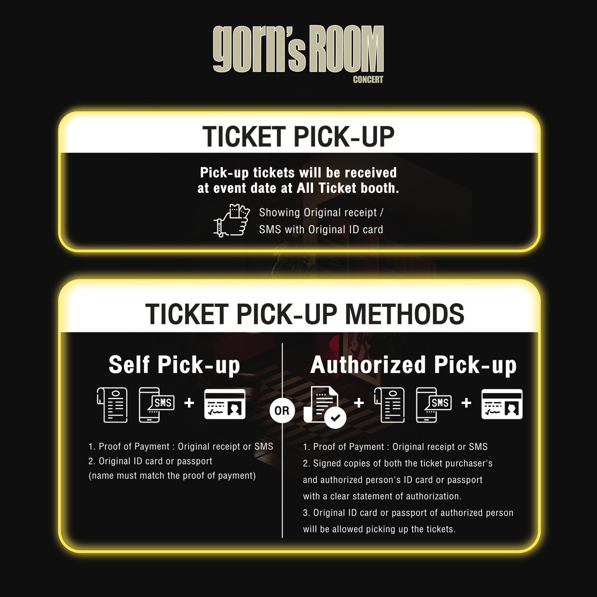 PROXIE_Official's tweet photo. [Concert Announcement]
gorn’s ROOM CONCERT

RECEIVING TICKETS AND FAN BENEFITS
การรับบัตรและสิทธิประโยชน์

วันเสาร์ที่ 13 ธันวาคม 2568
@ CENTERPOINT ENTERTAINMENT

#StoryFromgornsJourney
#PROXIEGorn
#PROXIEth
#bROTHERSMUSIC https://t.co/8hJvlGqmux