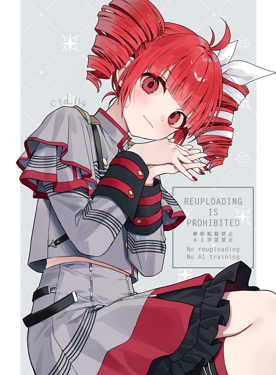 ぱっつん前髪✂️　#重音テト