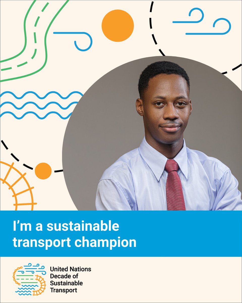 The UN Decade of Sustainable Transport matters.
As an advocate for road safety &amp; sustainable mobility, I’m fully committed to pushing for cleaner, more resilient transport systems.
Let’s drive the SDGs forward.  <a href="/GlobalGoalsUN/">Global Goals</a>
<a href="/IRFofficial_org/">IRF®️ (Official Account)</a> <a href="/Arup/">Arup</a> <a href="/cnsr_benin/">Centre National de Sécurité Routière du Bénin</a> <a href="/RoadSafetyNGOs/">Road Safety Alliance</a>