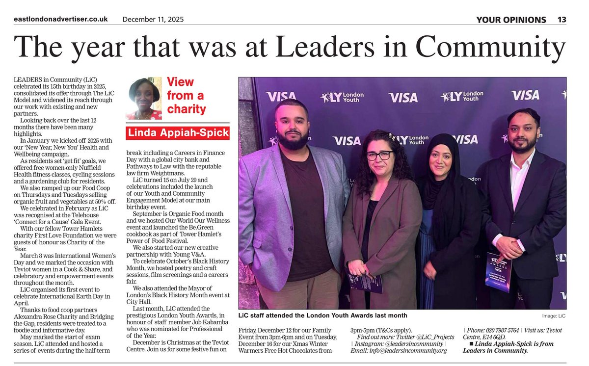 Leaders in Community tweet media