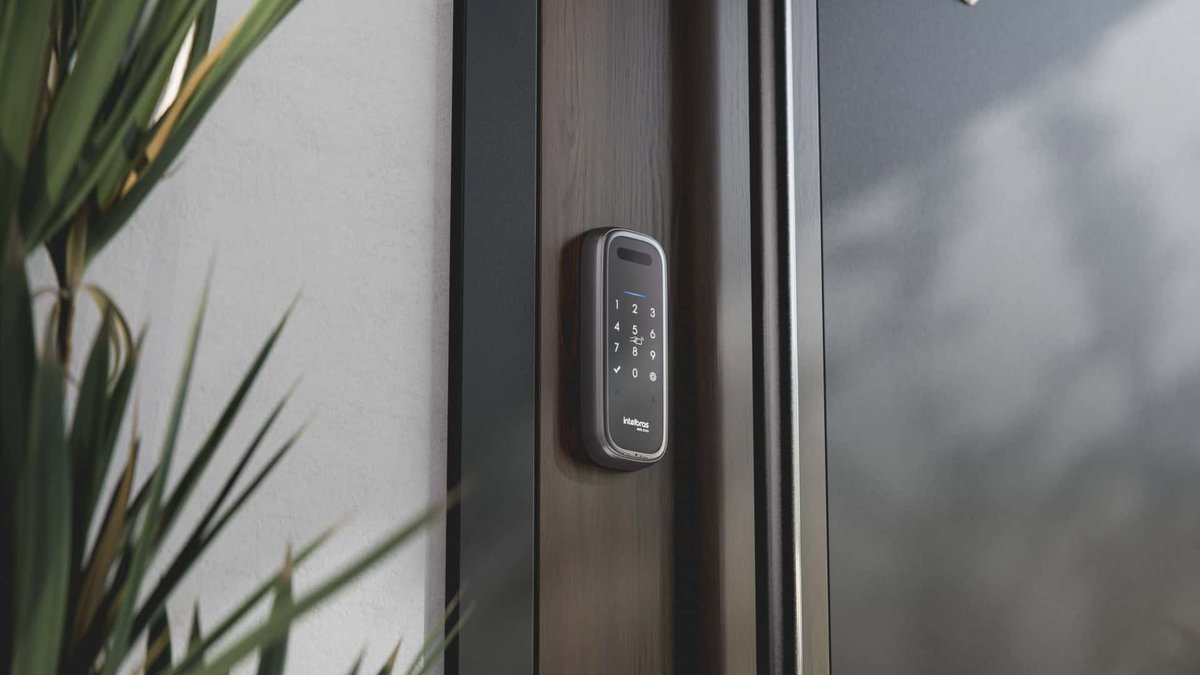 Conheça a MRF 2040, fechadura da Intelbras com leitura da palma da mão showmetech.com.br/conheca-a-inte…