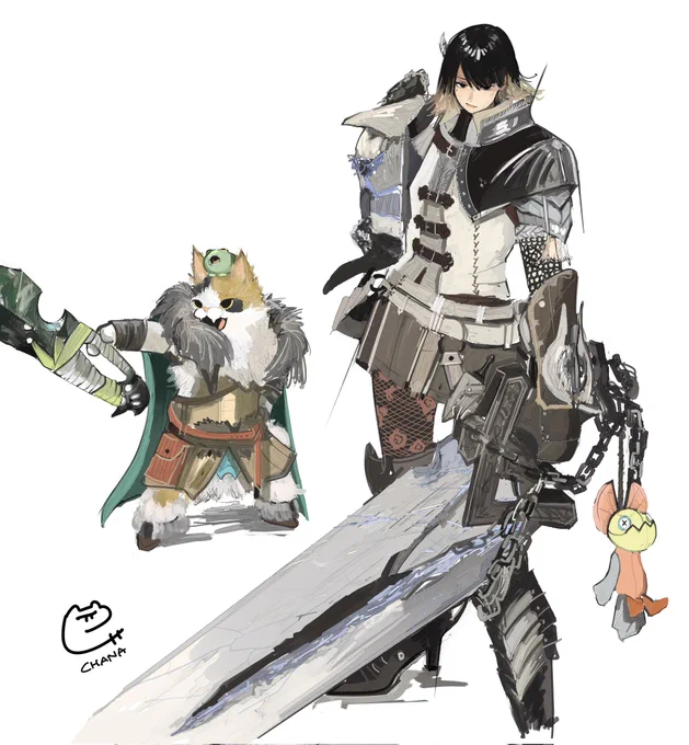 アプデ後の重ね着コーデを描きたい! #MHWilds #重ね着コーデ