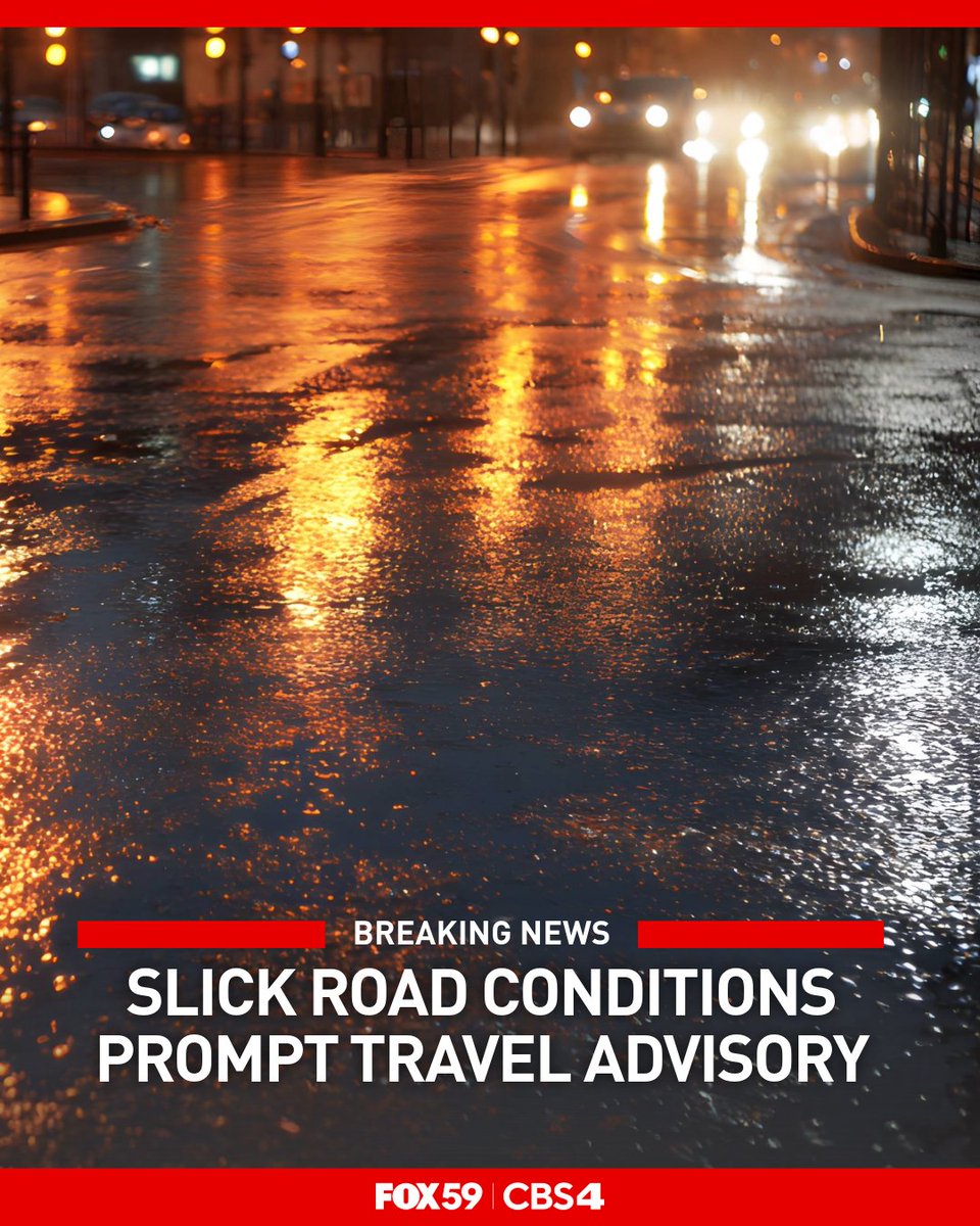 FOX59's tweet photo. Hazardous road conditions prompted a travel advisory in Boone County. Multiple crashes are reported: https://t.co/Nv7ekd5wjk https://t.co/NRcRGPVoog
