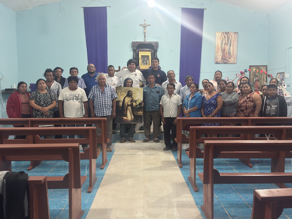 KofC17543's tweet image. Como parte del programa “Imitando a San Juan Diego”, los Hermanos Caballeros de Colón y nuestras familias nos reunimos hoy en la Capilla de San Antonio de Padua, Muchucuxcáh, para rezar el Rosario del Amor Guadalupano. Dic 9, 2025.

@KofC #KnightsofColumbus #CaballerosdeColón