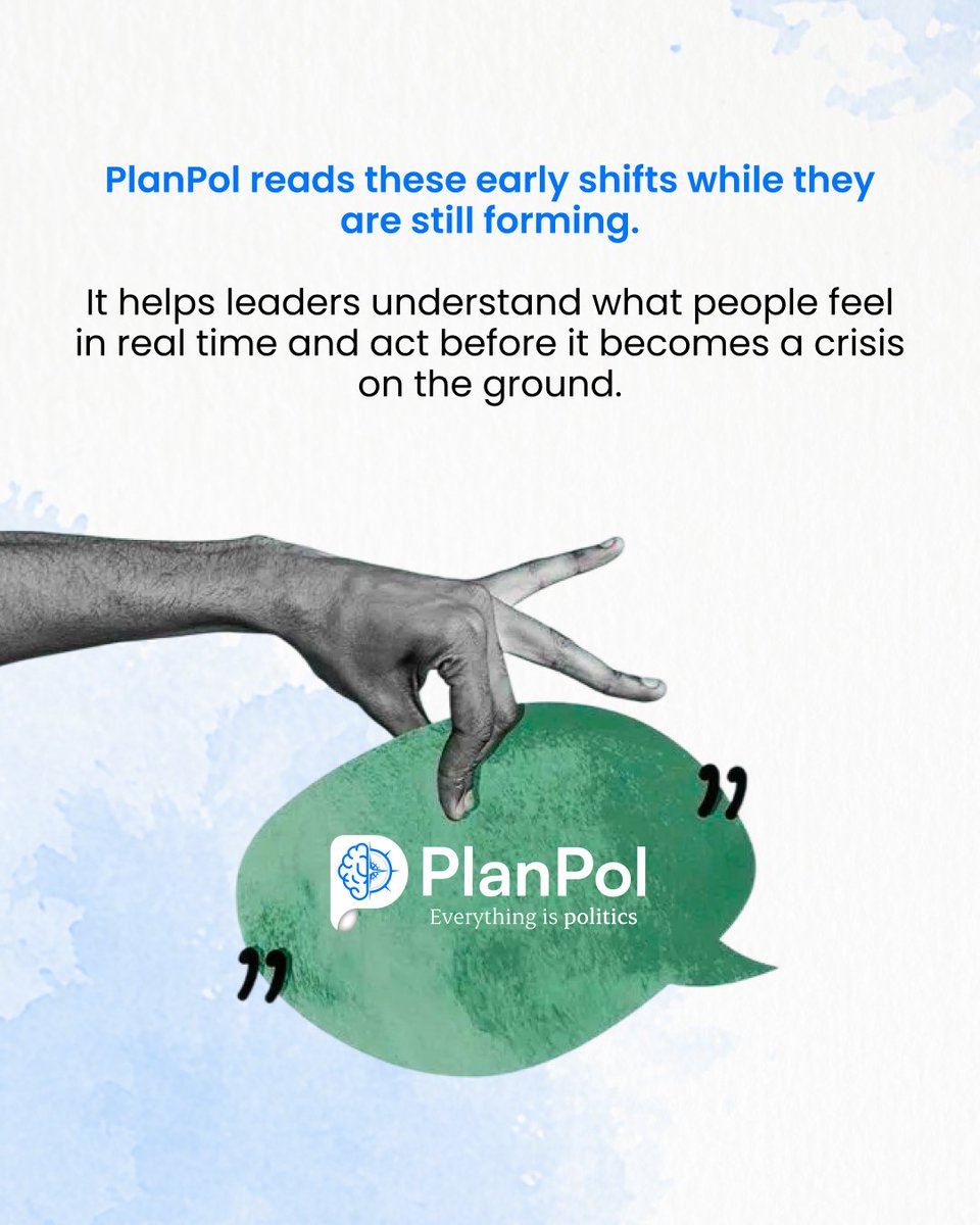 PlanPol_'s tweet photo. That early movement is the data blindspot, and PlanPol is built to catch it before it surfaces as a ground reality.
#PlanPol #PoliTech https://t.co/LbM1SFE3Sk