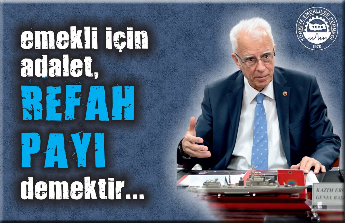 Emekli Sosyal Yardım değil, 
- ADALET bekliyor...
- İNTİBAK bekliyor...
- Seyyanen zam bekliyor...

#FaizeBütçeVarEmekliyeYok 
#SeyyanenZam