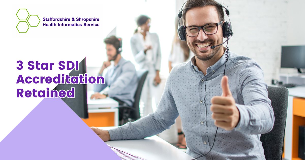 SSHIS_NHS's tweet photo. 🎉 3-Star Accreditation Retained 🎉

We’re proud to announce that the S&amp;SHIS has officially retained our 3-Star Accreditation with the Service Desk Institute (SDI)! ⭐⭐⭐

Read more 👉 https://t.co/FUYY9L8k4a

#SSHIS #MPFT #ServiceDeskInstitute #SDI https://t.co/PDMh9ym2AD