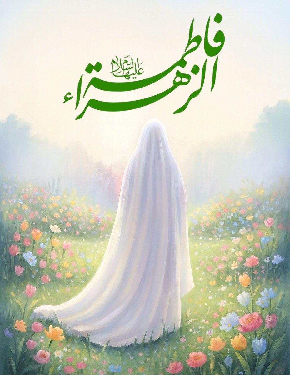 tajamulmugloo's tweet photo. اَلسَّلامُ عَلَيكِ أَيَّتُهَا الحَوراءُ الإِنسِيَّةُ".
💐ولادة السيدة فاطمة الزهراء (عليها السلام) 
Congratulations to the Muslim world on the 
The birth anniversary of the Leader of all the women of Paradise ~ 
SAYEDA FATIMA AL- ZAHRA  ( عليها السلام). 🌠
#فاطمة_الزهراء https://t.co/nfXaTdgY4M