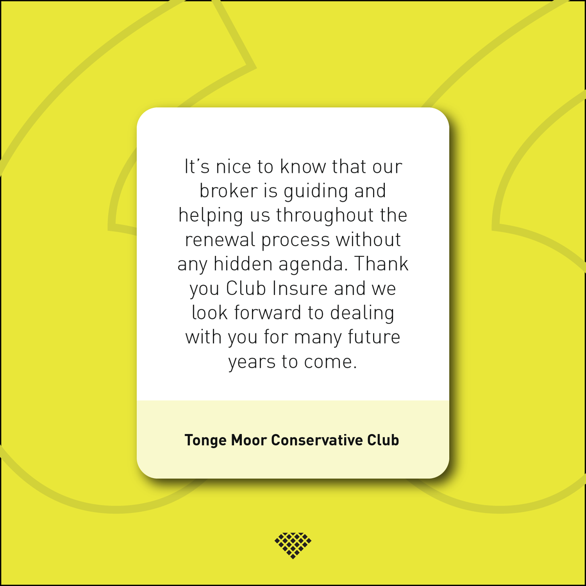 Clear guidance. Honest support. Expert advice. 💙

We’re delighted to hear how much our clients value Club Insure’s transparent approach — especially during renewal season. No hidden agendas, just straightforward guidance from a team that genuinely cares about getting things