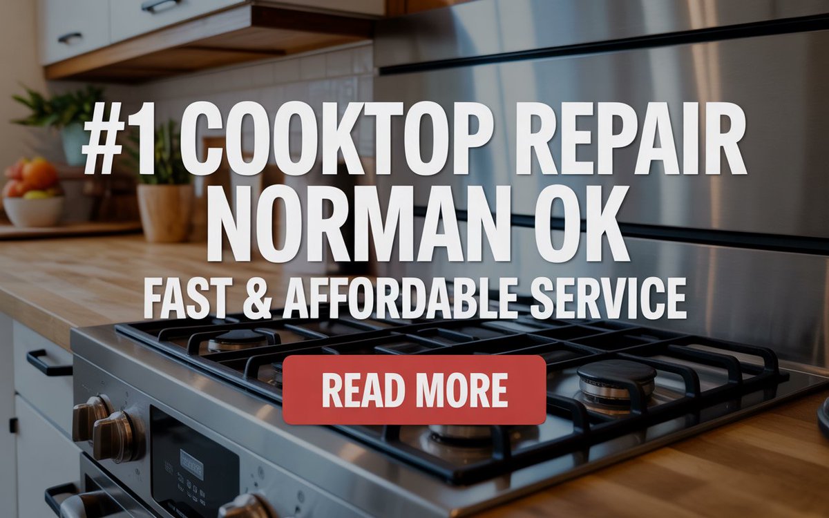 RepairNormanOK's tweet image. Cooktop won’t heat? Keeps clicking? Burner dead?
Get FAST Cooktop Repair in Norman OK!
✔ Gas, electric &amp;amp; induction
✔ Same-day service
✔ Affordable &amp;amp; reliable

👉 Fix it today: appliancerepairok.com/cooktop-repair…
#ApplianceRepair #CooktopRepair #NormanOK #HomeService #Cooktop