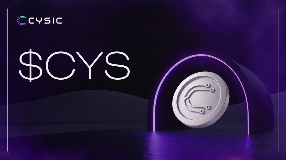 $CYS is the native utility token of the Cysic Network.

Its core utilities include:

1️⃣ Securing the chain through Proof-of-Compute
2️⃣ Paying for workloads &amp; rewarding providers and verifiers
3️⃣ Minting non-transferable $CGT for governance by staking $CYS

$CYS is the fuel