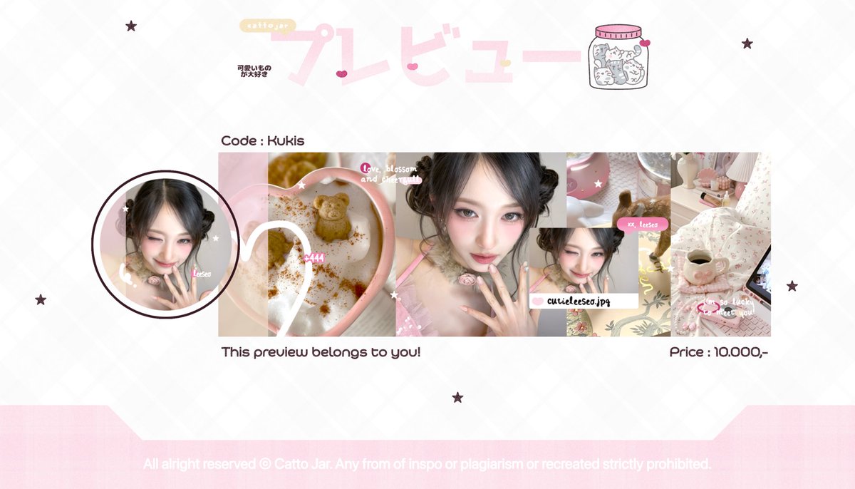 plwuit's tweet photo. Halo! @cattoinjar ada layout chibi ready stock rs karina aespa &amp; layout moodboard leeseo ive terbaru, harganya sudah tertera free retext.

#zonauang 🍎 https://t.co/ef9HxoTwjK