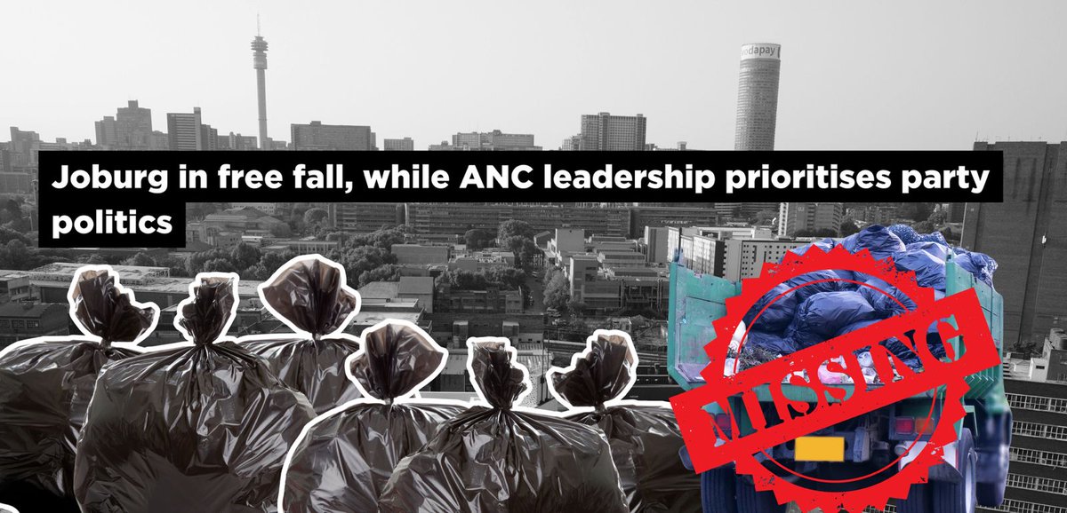🚨🚨[STATEMENT] Joburg in free fall, while ANC leadership prioritises party politics.

Read more here: dagauteng.org.za/2025/12/joburg…

#BelieveInJoburg
