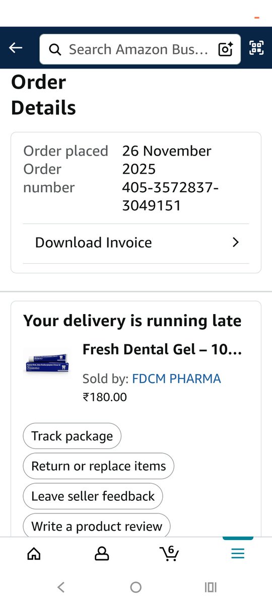 uks9999's tweet photo. @amazonIN 
Will I receive the attached order in this year?? https://t.co/3waolYJQ0D