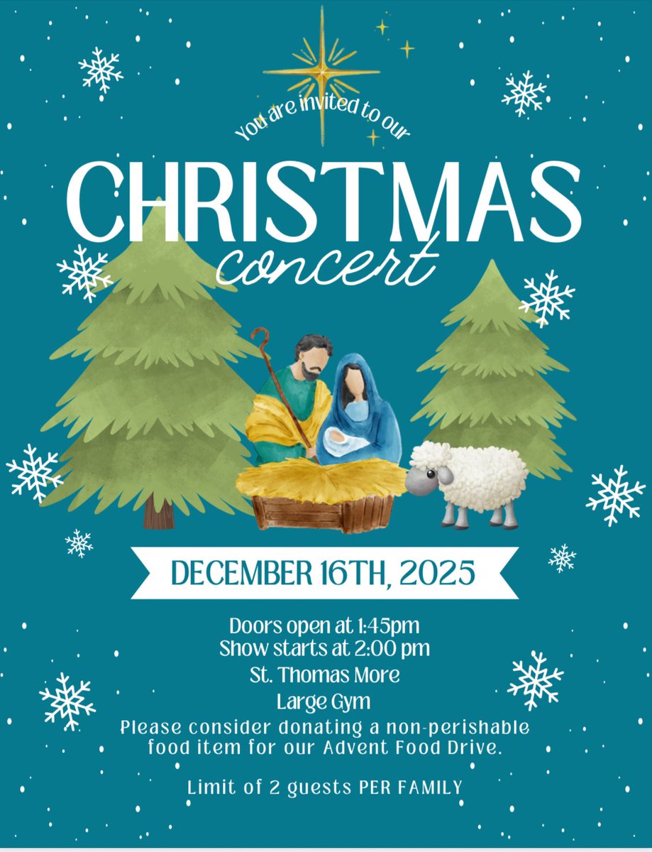 Our Kinder Christmas Concert is on Tuesday. Please join us for an afternoon of merriment.