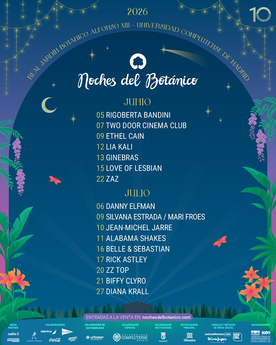 Noches del Botánico tweet media