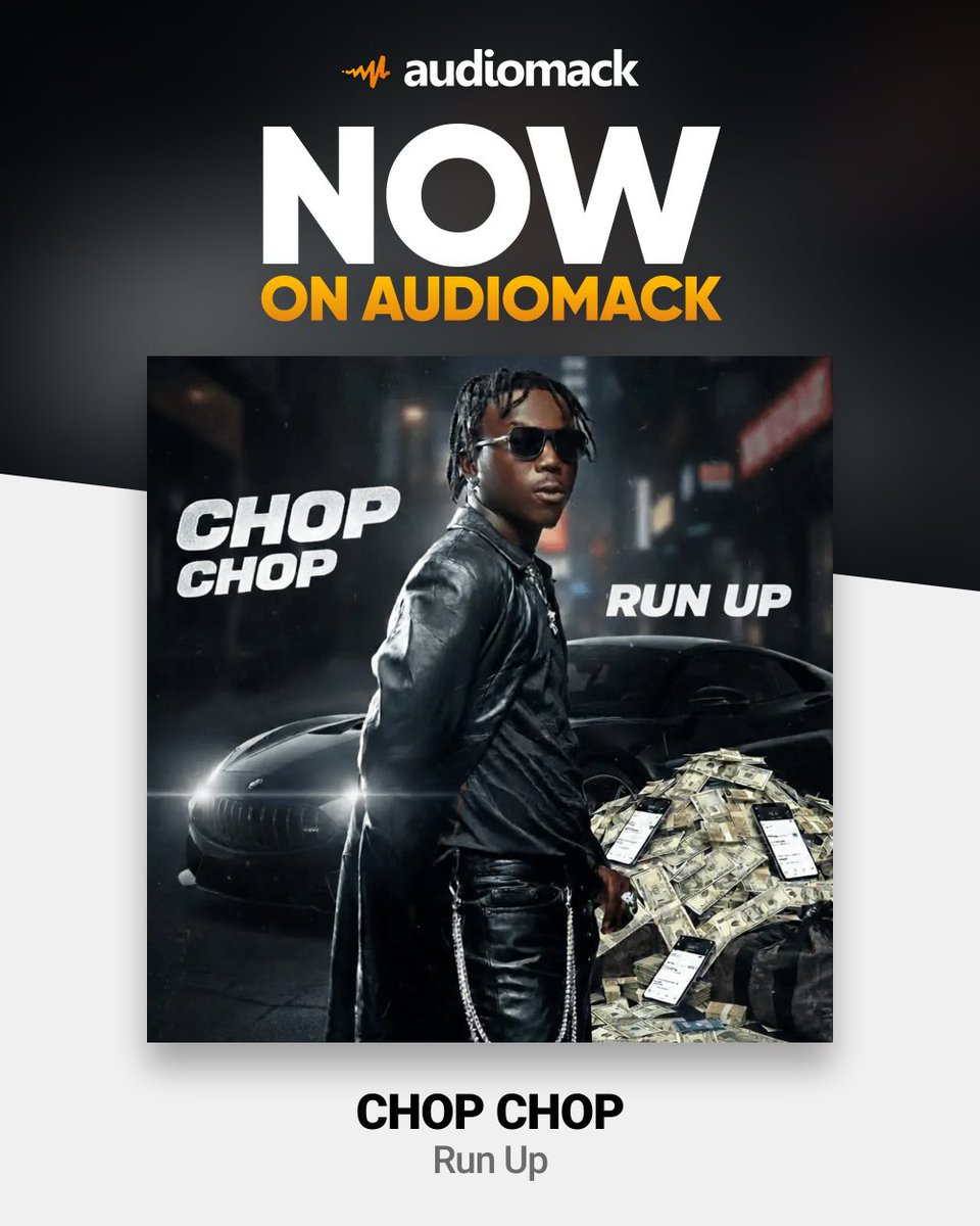 Runupgh's tweet image. New Release “Chop Chop” on Audiomack . Kindly check it out 

audiomack.com/RunUp/song/cho…