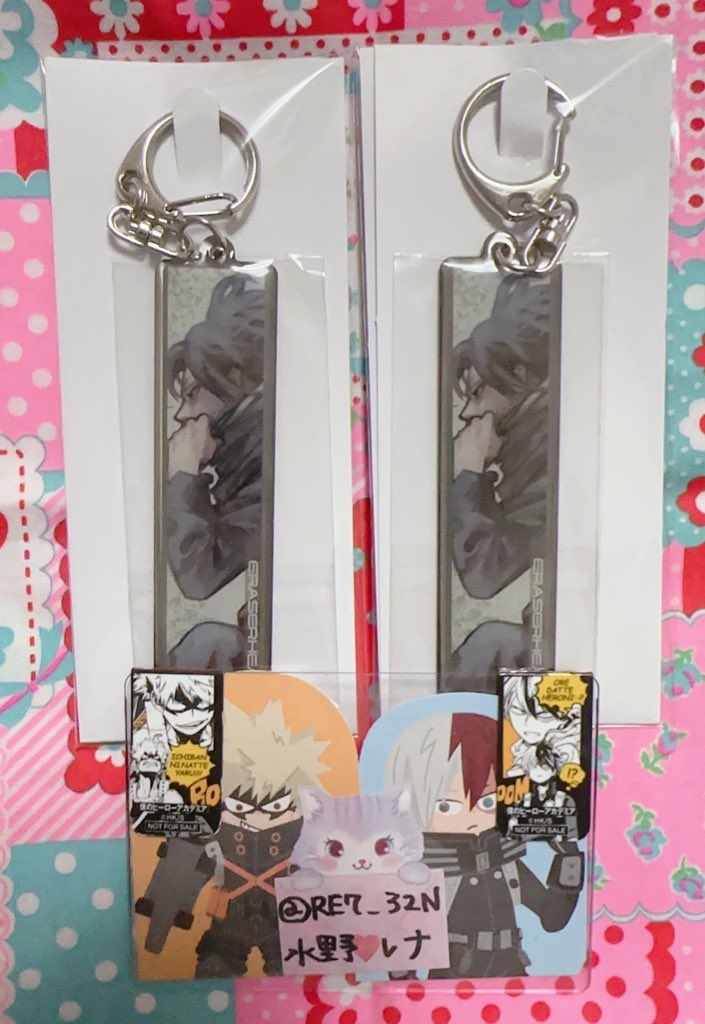 ヒロアカ 原画展 メタルキーホルダー 未開封 爆豪 轟 緑谷 バッジ アクリル ヒロアカ原画展 爆豪勝己 メタルキーホルダー 僕のヒーローアカデミア