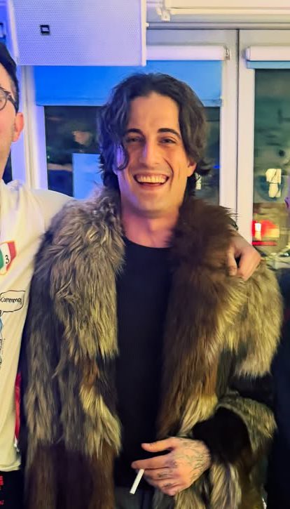 he looks like he visited vic’s closet