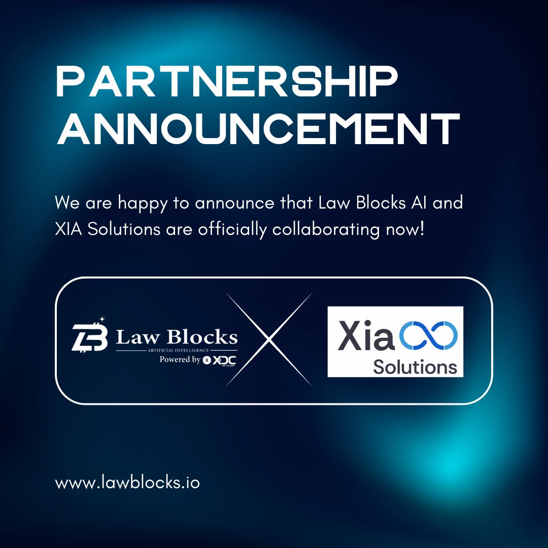 BaphanaAshish's tweet photo. Partnership Announcement: @LawBlocksAI  ×  XIA Infinite Solutions  We are thrilled to announce our strategic partnership with XIA Infinite Solutions, a collaboration aimed at transforming how legal documents, contracts, and business operations are powered through AI and blockchain technology.  

This partnership will enable us to bring: 
A) AI-generated legal documents tailored for global needs 
B) Seamless digital signatures for secure business operations 
C) Scalable legal tech solutions for enterprises across Australia and beyond  

A special thanks to Mr. Madhu Murundi for making this collaboration possible. Your vision and support have played a pivotal role in bringing this partnership to life. 
Together, we’re setting a new benchmark for intelligent legal infrastructure.  

#LawBlocksAI #XIA #Partnership #LegalTech #AI #Blockchain $LBT