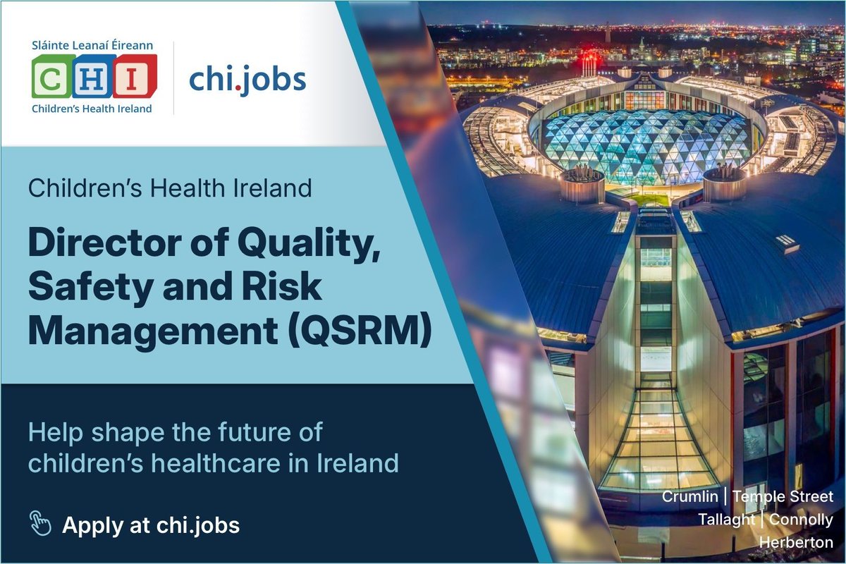Children's Health Ireland Jobs tweet media
