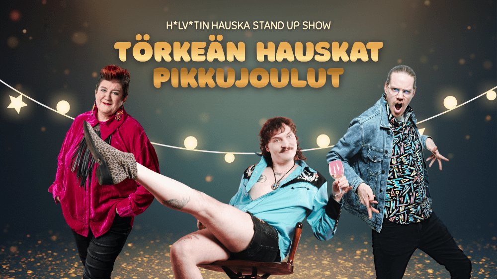 🎁 ILMAISLIPPUJEN JAKO - TÄNÄÄN! 🎁

Haluatko nauraa iltasi pilalle? Meillä on 10 kahden hengen lippupakettia jaossa TÄNÄÄN tapahtuvaan "Törkeän hauskat pikkujoulut" -stand up -show'hun!