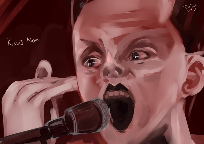 #KlausNomi #ここ絵 ファンアートです!
