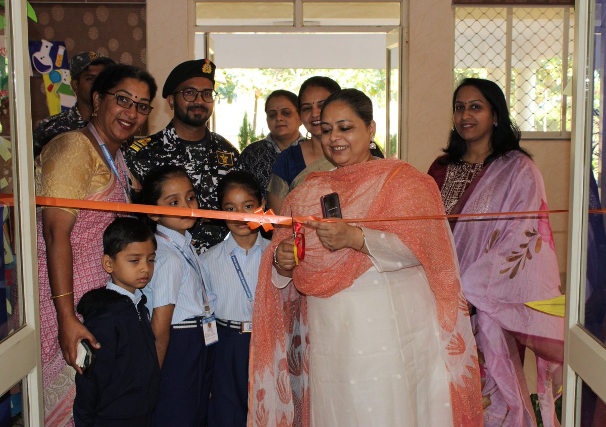 IN_NCSPbd's tweet photo. NCS Porbandar hosted its annual multidisciplinary exhibition, Kaleidoscope-25, providing students with hands-on exposure to STEAM disciplines and a vibrant platform to demonstrate creativity, scientific temperament and innovative thinking. The two-day event witnessed enthusiastic participation from students and visiting schools across Porbandar.

Day 1 featured exhibits by Classes 1–3, while Day 2 showcased the work of Classes 4–9 and 11, including working models, language corners, mathematics installations, mental well-being concepts and the longest attraction—the Robotics Club stall. A student-run DIY food counter added to the excitement. With a footfall of over 600 visitors, the exhibition reflected the school’s commitment to experiential learning and holistic development.

#IndianNavy #NCSPorbandar #Kaleidoscope25