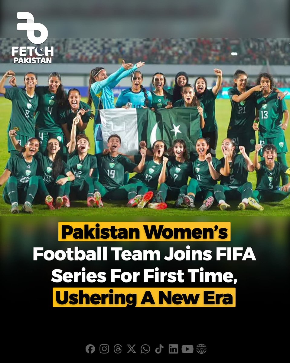 HISTORIC MOMENT! Pakistan Women's National Football Team qualifies for #FIFAseries 2026! A major milestone for women's football in Pakistan! Best of luck to our talented ladies as they gear up for international competition! #Pakistan #ชายแดนไทยกัมพูชา #Trump