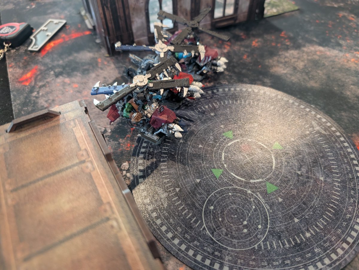 ScreamingGoatMT's tweet image. “The Goat Demands Sacrifice”

Missed your saving throw? The Goat accepts one snack as atonement. Offer chips, gain +1 morale. 🐐💨
#WarhammerHumor #ScreamingGoatCollectibles #MontanaGaming #TabletopLaughs