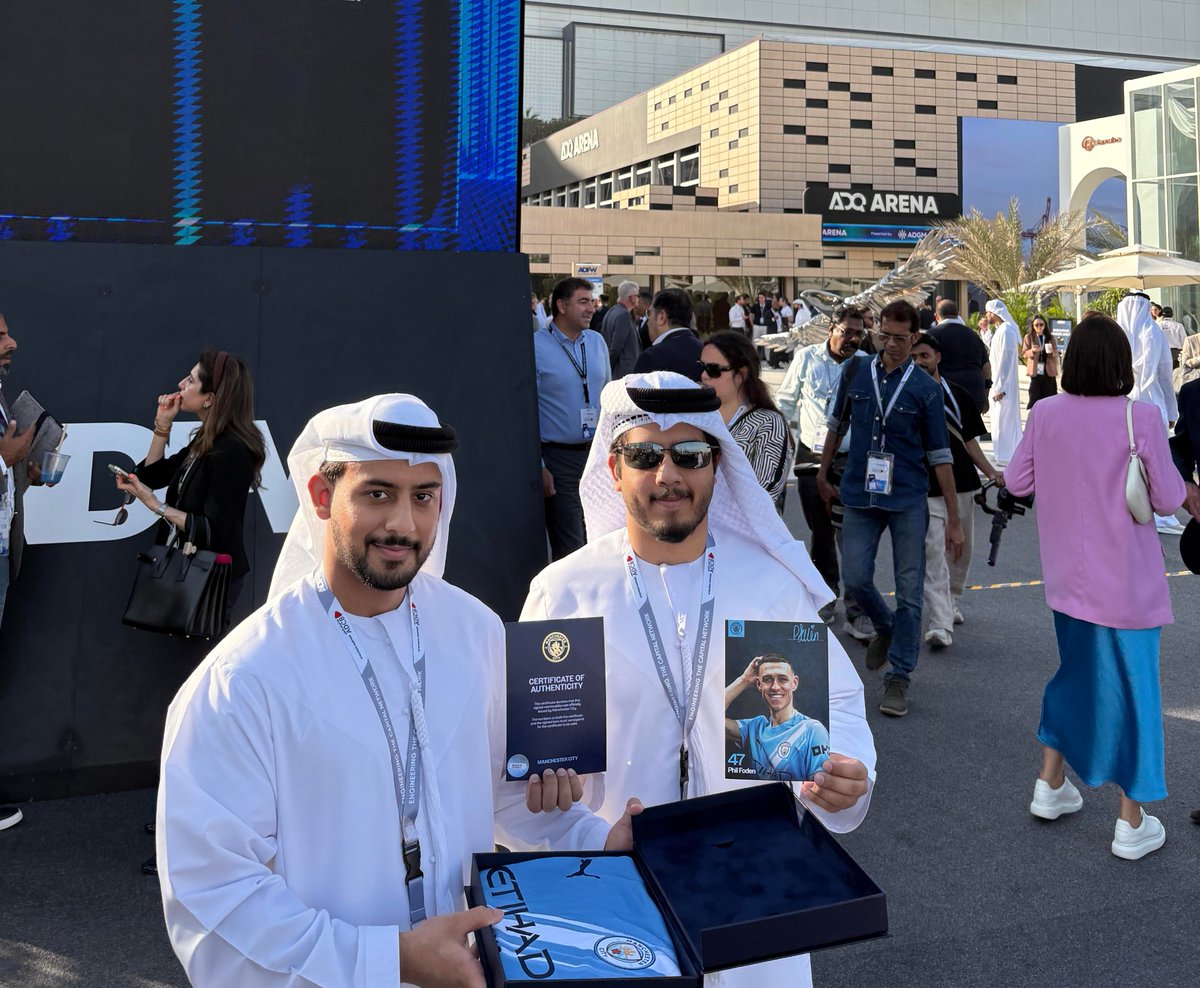 Drumroll 🥁🥁🥁

Congrats to the winners from IG and X 🙌

Thanks to all who entered our Man City signed merch giveaway. Y'all are true Cityzens 💙

Here are some snapshots from some of our giveaway winners at <a href="/ADFinanceWeek/">ADFW</a> 📸