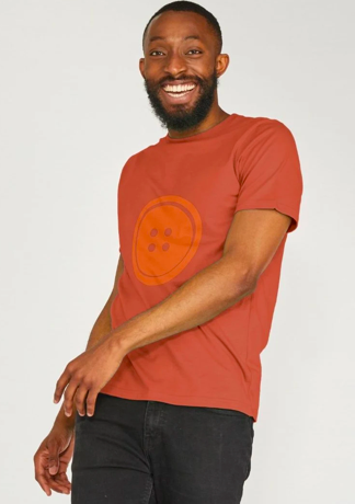 SortiBag's tweet image. 🧡🔘 Join Our #MindTimeMission With This Organic Cotton Jumbo Button Print T-Shirt in Orange. In partnership with @Teemillstore the pioneering sustainable fashion platform. sorti.teemill.com