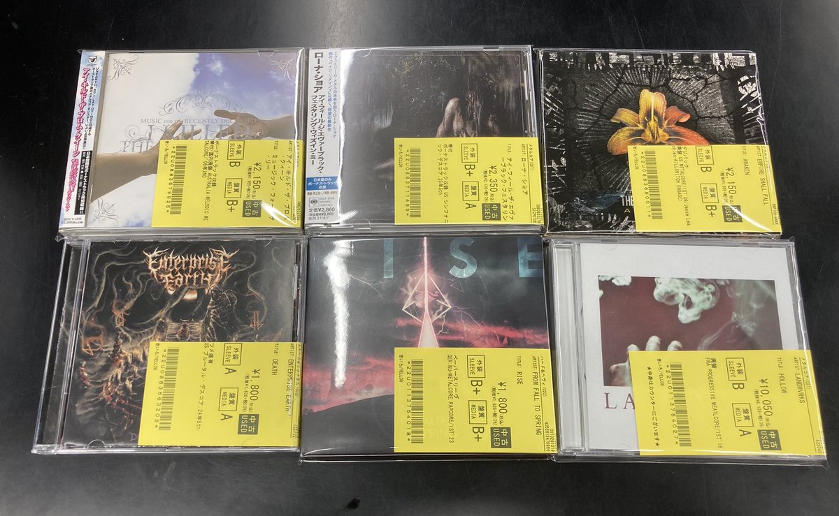 ✨中古品新着情報✨ メタルコア/デスコア/ポストHCの中古CDが100枚以上