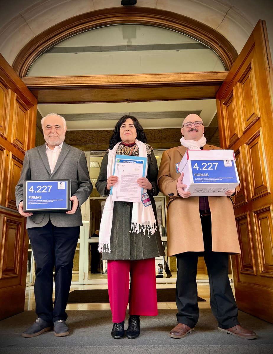#COSITAL entrega en el Registro del Congreso de los Diputados las más de 4.000 firmas del manifiesto.