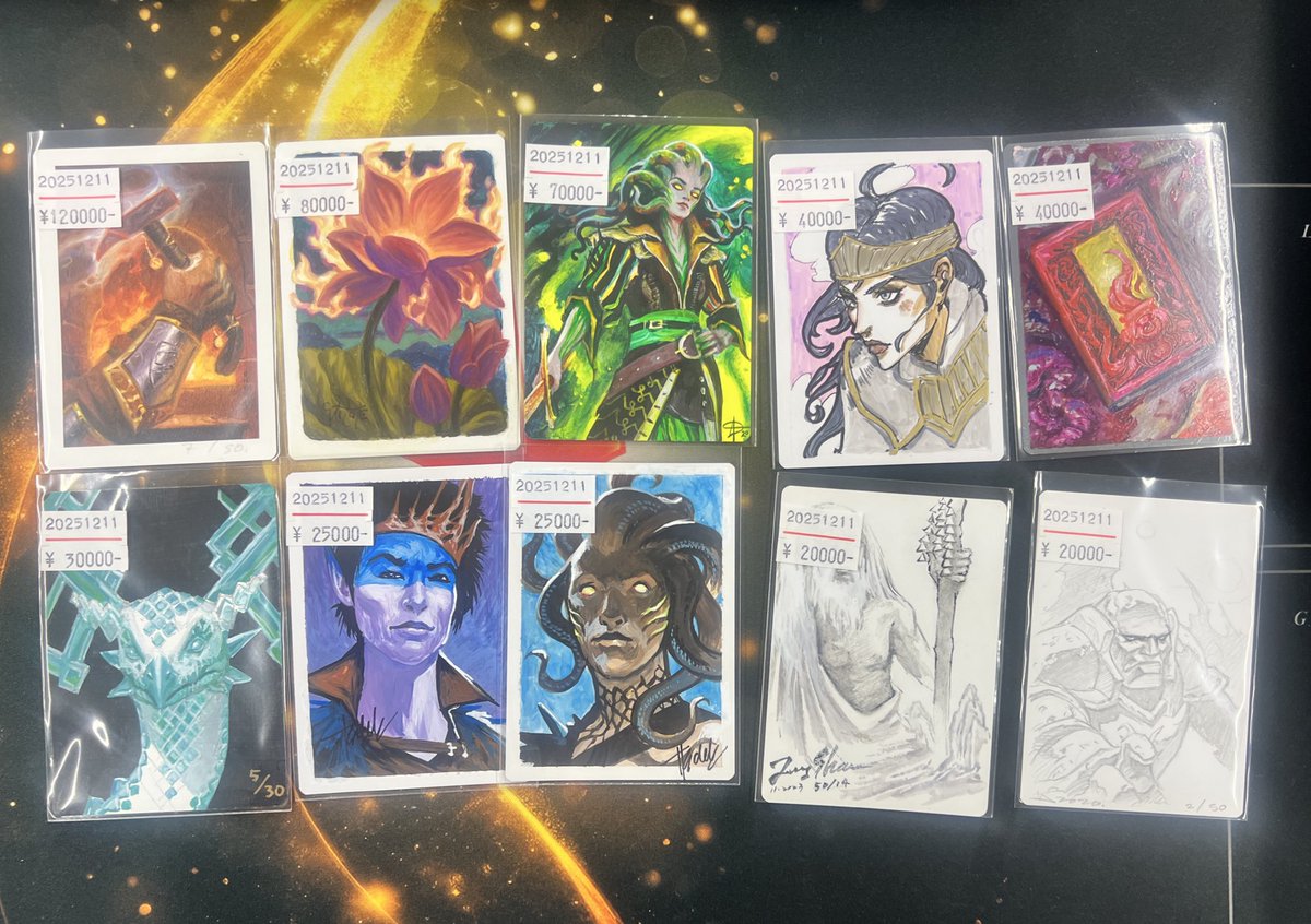 🎨アーティストプルーフ入荷🎨 店頭の新入荷ショーケースにAPを追加