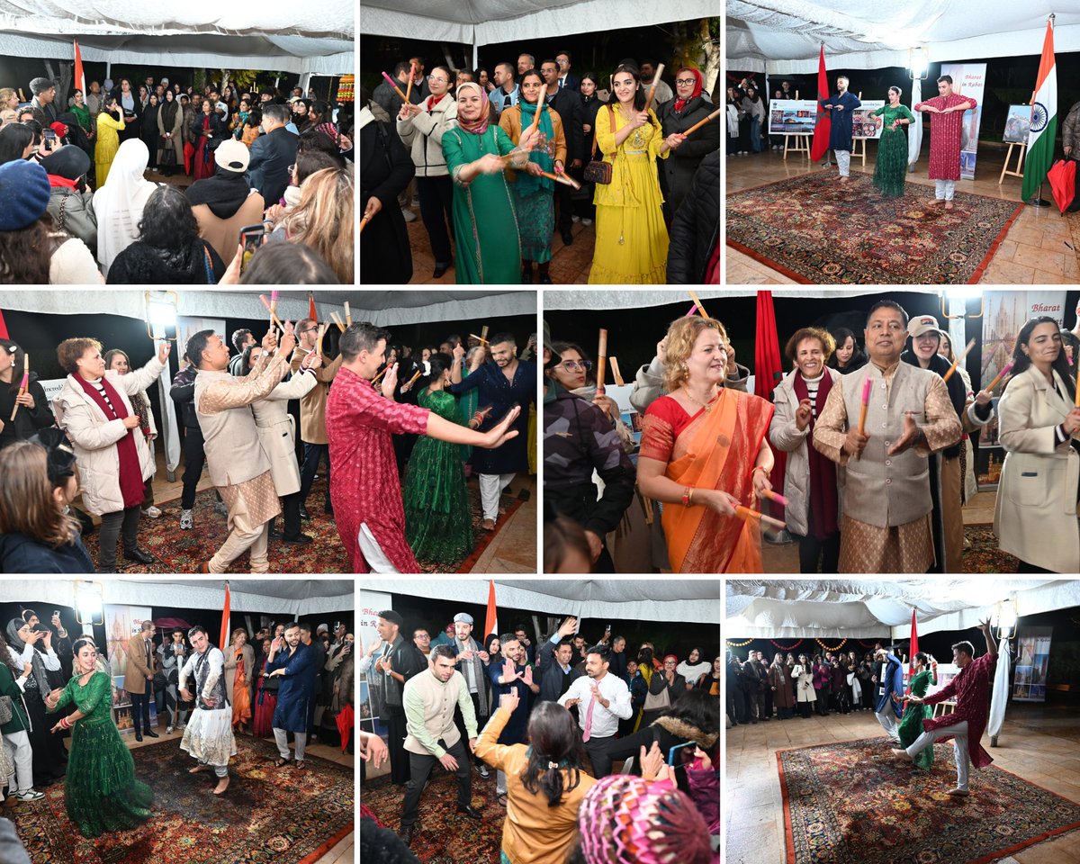 indembrabat's tweet image. Congratulations to Morocco on the inscription of the Moroccan Caftan on the UNESCO Intangible Heritage List.
A historic day for India–Morocco friendship, as the Embassy of India in Rabat celebrated not only the UNESCO inscription of Deepavali – Festival of Lights, but also that…