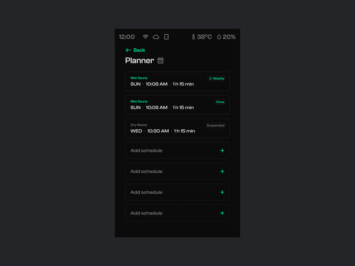 michalchyrek's tweet photo. Dropped the weekly planner UI for the FFES controller and a new client recommendation.
Clients who know their product, stay open to improvements, and communicate clearly make the whole design process a breeze.
#UIDesign #UIUX #hmi #Buidlinpublic #DarkMode #ProductDesign https://t.co/RubHAh4WHZ