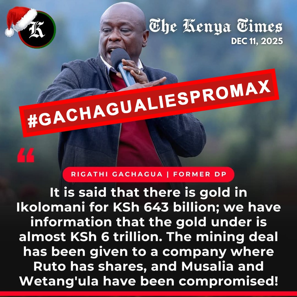 Propaganda and lies to hide his incompetence and poor leadership skills ..The warmonger seeks attention and sympathy through his interviews lakini tumemjua

#GachaguaLiesPromax Visit Kenya Truphena Muthoni Kalonzo Small Ticket RiggyG Spot Jeff