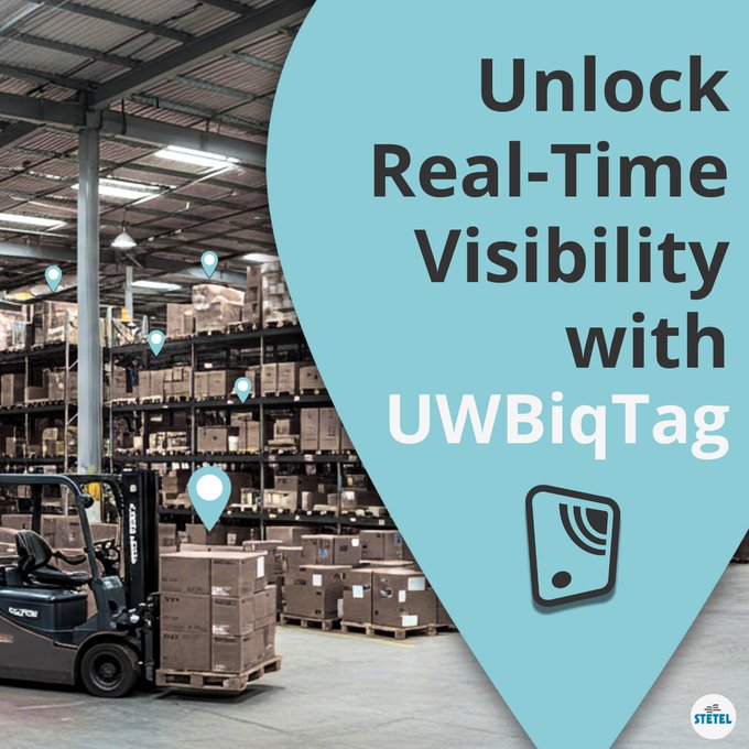 Unlock real-time visibility with UWBiqTag.